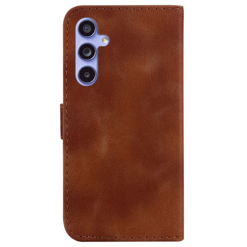 Læder Cover Samsung Galaxy A55 5g Telefon Etui Design 7 Med Rem