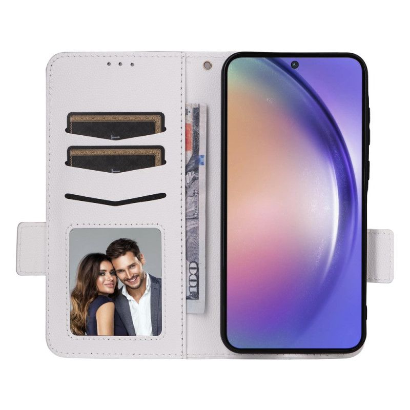 Læder Cover Samsung Galaxy A55 5g Telefon Etui Ultratynd Rem