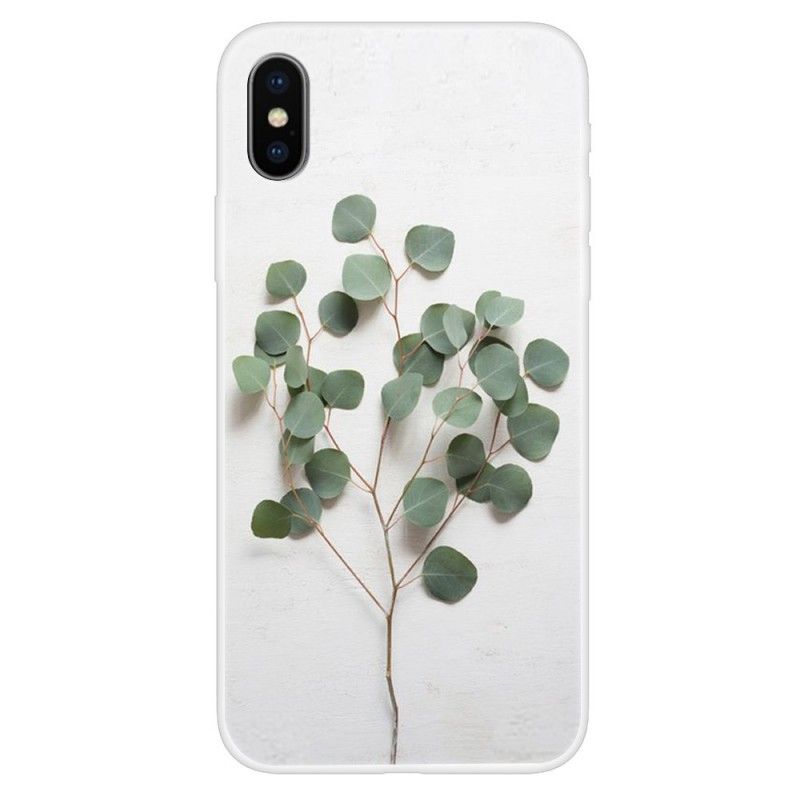 Cover for iPhone XS Gennemsigtige Realistiske Blade