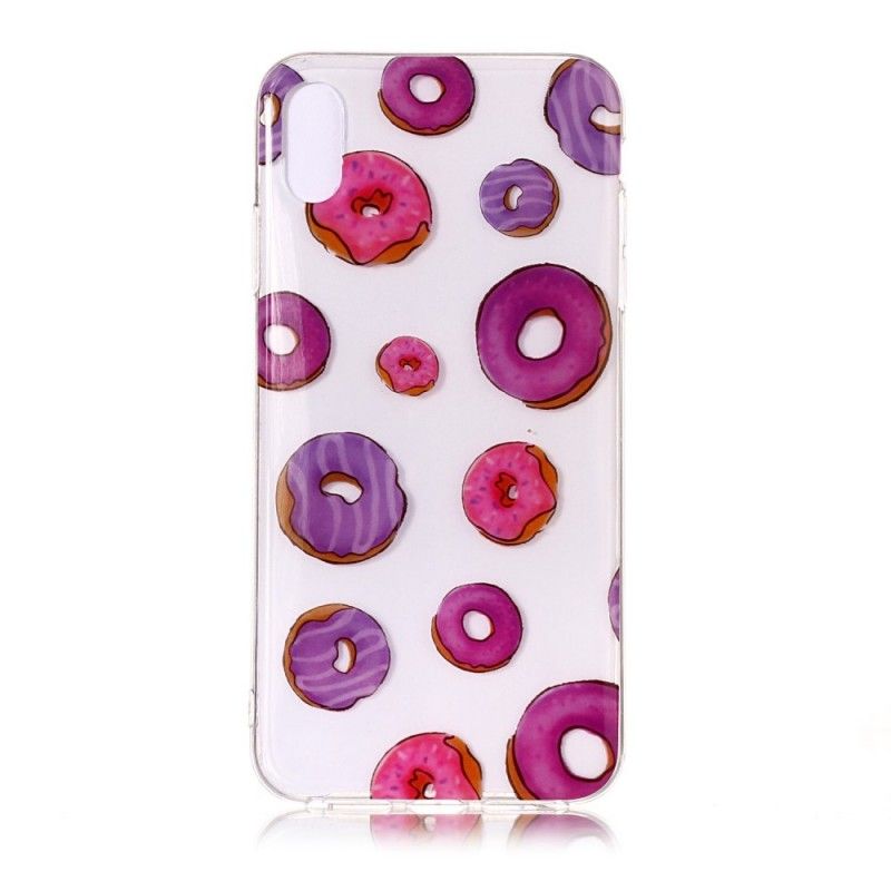 Cover iPhone XS Gennemsigtig Donutventilator Original