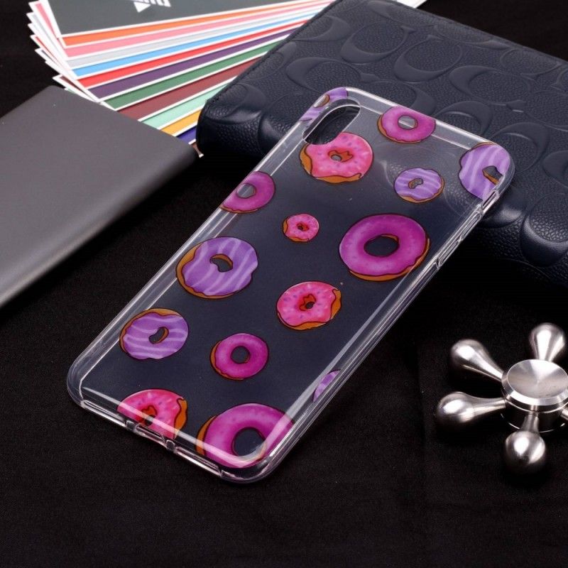 Cover iPhone XS Gennemsigtig Donutventilator Original