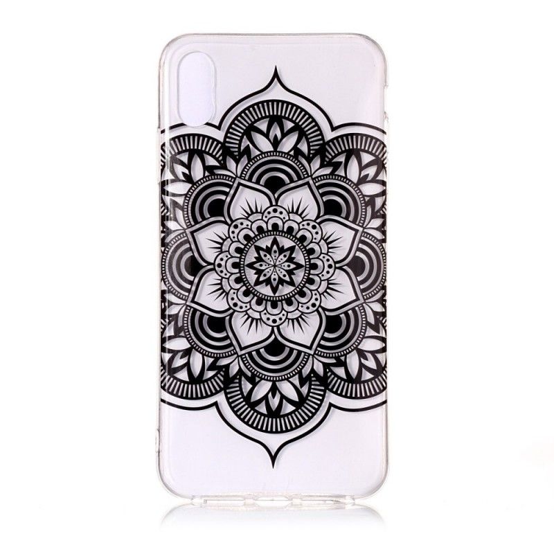 Cover iPhone XS Gennemsigtig Klassisk Mandala