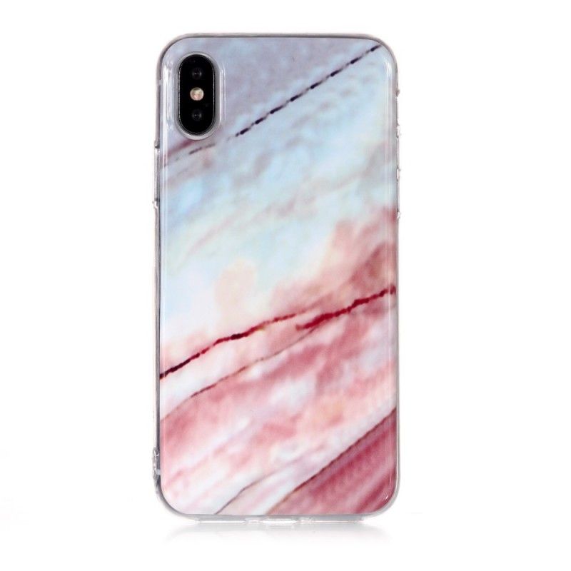 Cover iPhone XS Glødende Marmor Original