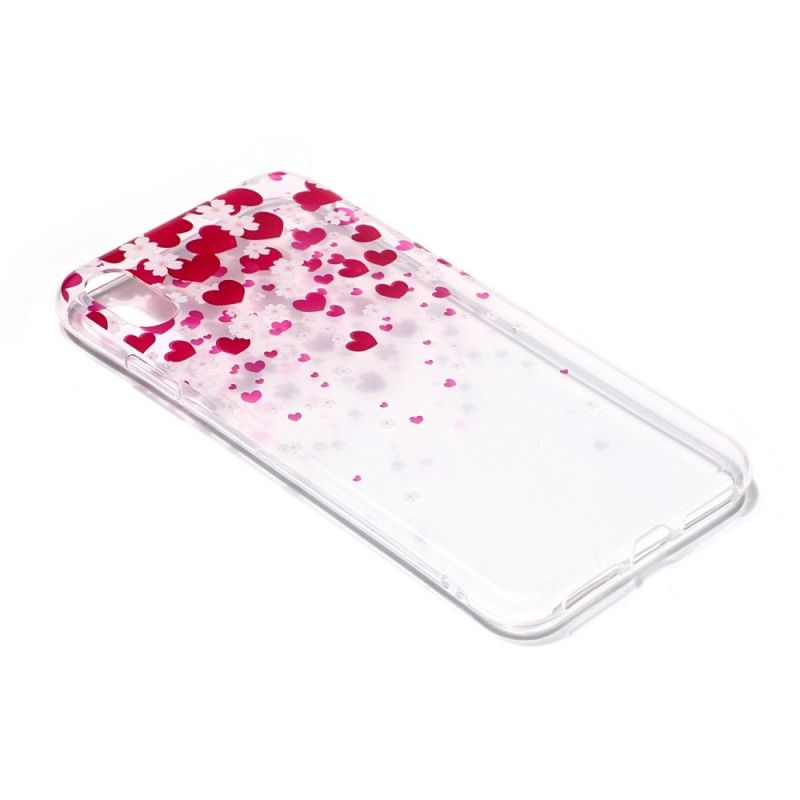 Cover iPhone XS Hjerteregn