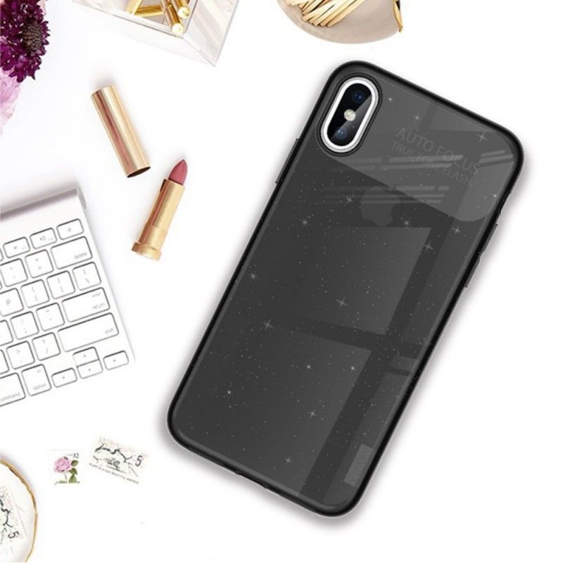 Cover iPhone XS Mobilcover X Niveau Regnbue