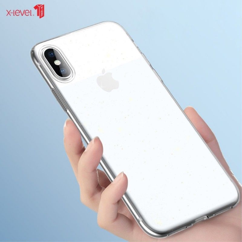 Cover iPhone XS Mobilcover X Niveau Regnbue