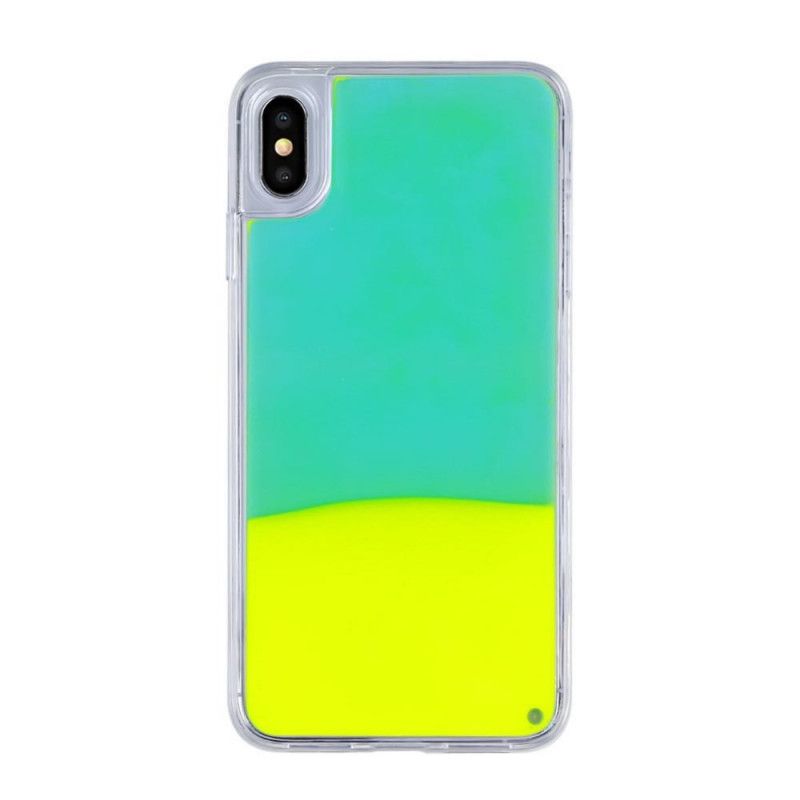 Cover iPhone XS Orange Mobilcover Lysende