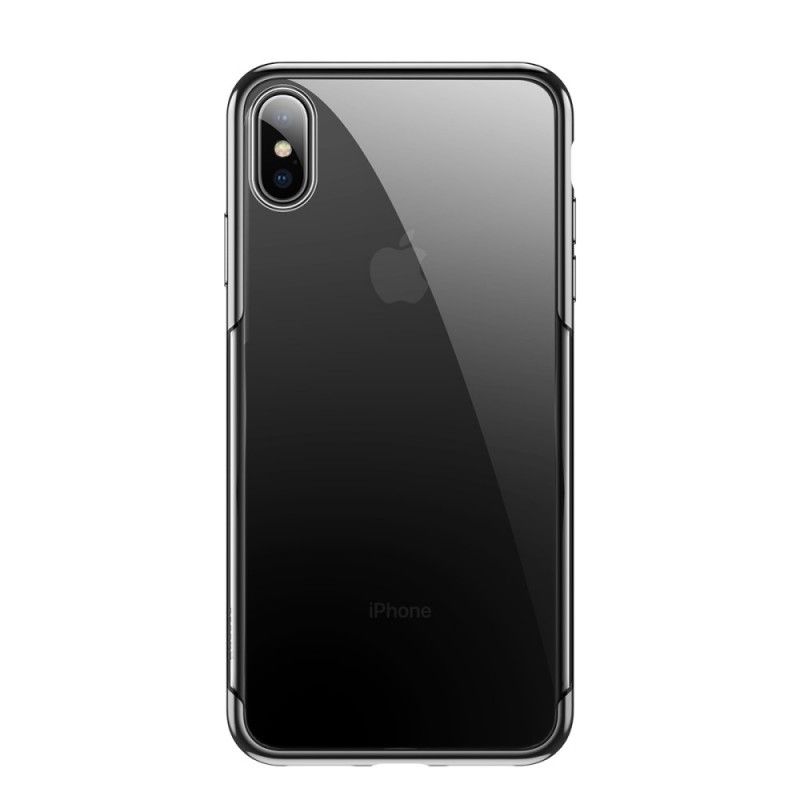 Cover iPhone XS Rød Baseus Skinnende Serie