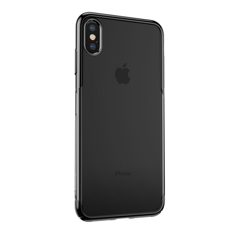 Cover iPhone XS Rød Baseus Skinnende Serie