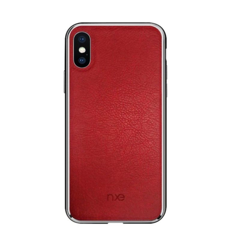 Cover iPhone XS Rød Nxe Læder