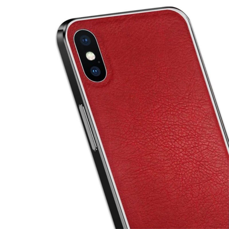 Cover iPhone XS Rød Nxe Læder