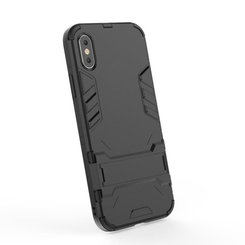 Cover iPhone XS Sort Mobilcover Ultra Resistent