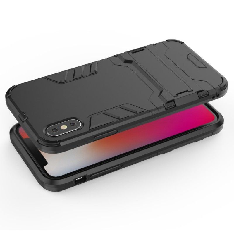 Cover iPhone XS Sort Mobilcover Ultra Resistent