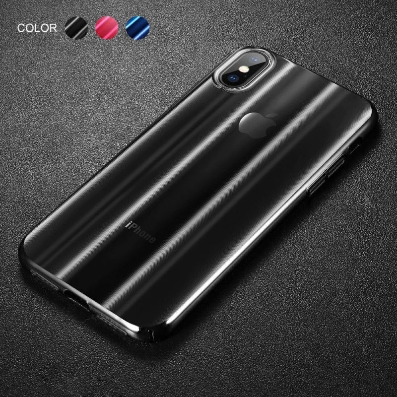 Cover iPhone XS Sort Stiv Baseus Aurora