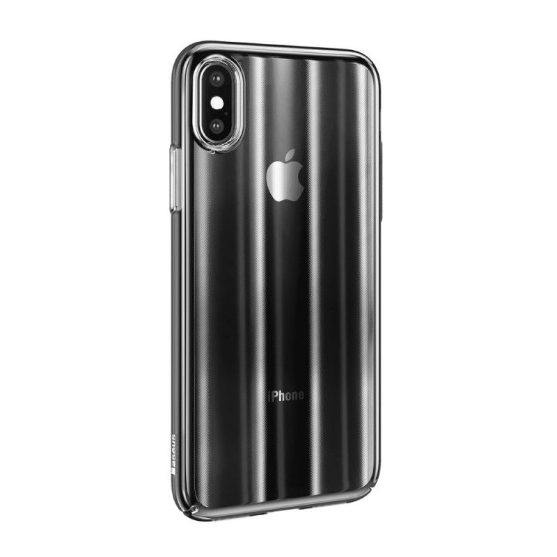 Cover iPhone XS Sort Stiv Baseus Aurora