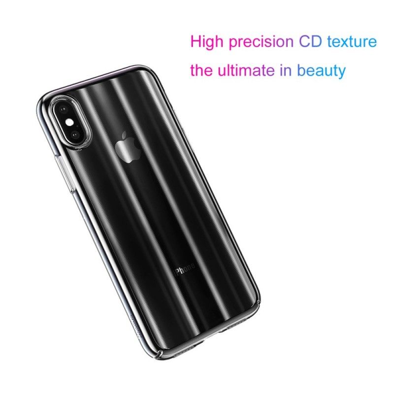 Cover iPhone XS Sort Stiv Baseus Aurora