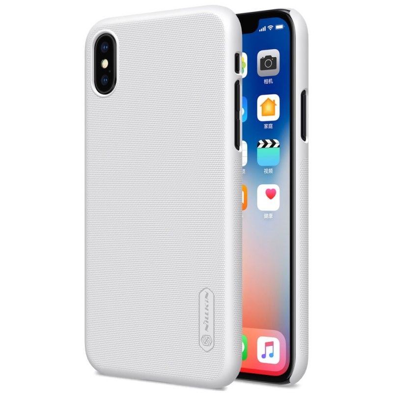 Cover iPhone XS Sort Stiv Frostet Nillkin Beskyttelse