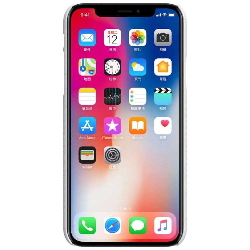 Cover iPhone XS Sort Stiv Frostet Nillkin Beskyttelse