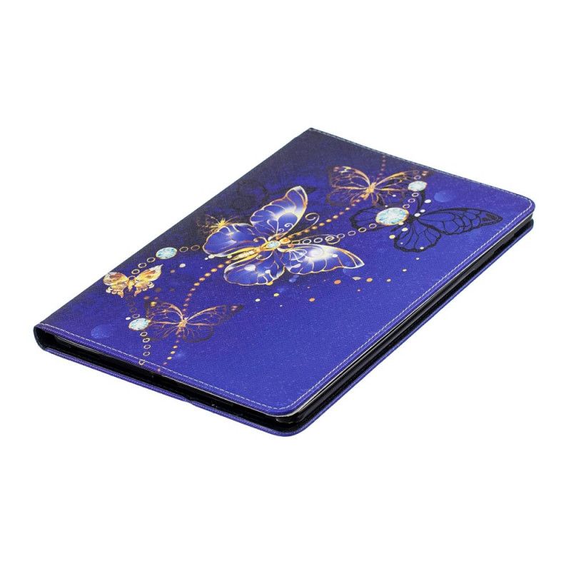 Case Etui Samsung Galaxy Tab A 10.1 (2019) Hvid Sommerfugleserie