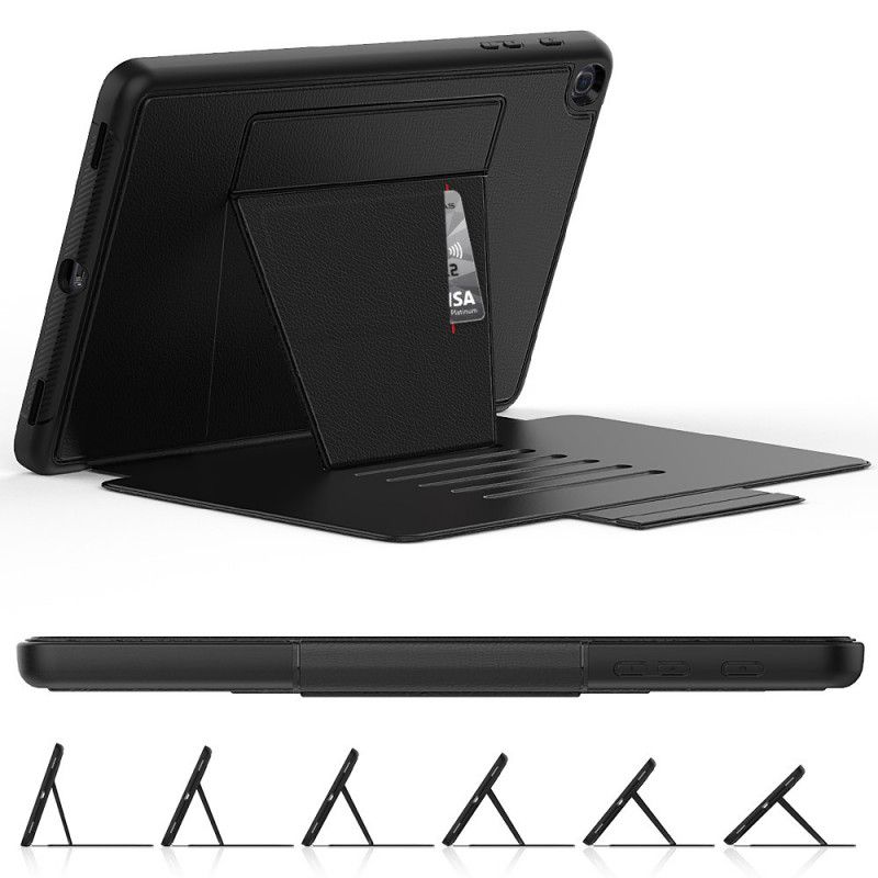 Case Etui Samsung Galaxy Tab A 10.1 (2019) Sort Magnetisk Multi-Vinkel Støtte