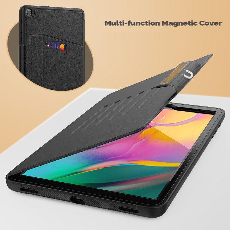 Case Etui Samsung Galaxy Tab A 10.1 (2019) Sort Magnetisk Multi-Vinkel Støtte