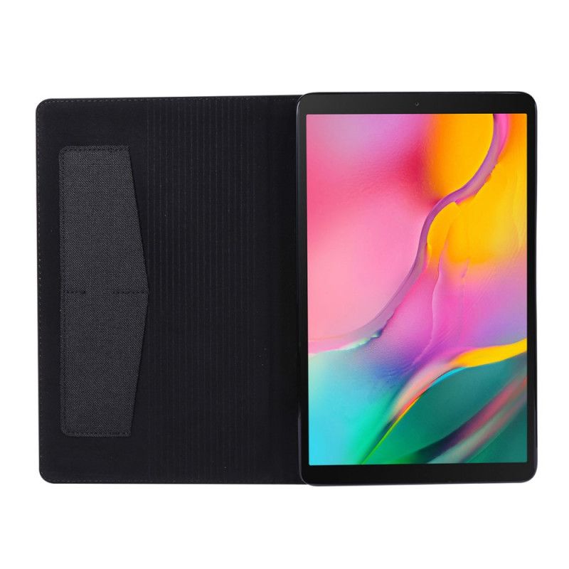 Case Etui Samsung Galaxy Tab A 10.1 (2019) Sort Mobilcover Stof