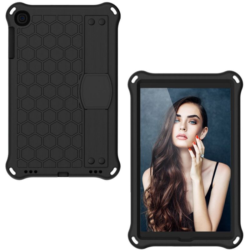 Cover for Samsung Galaxy Tab A 10.1 (2019) Sort Eva Med Støttebælte