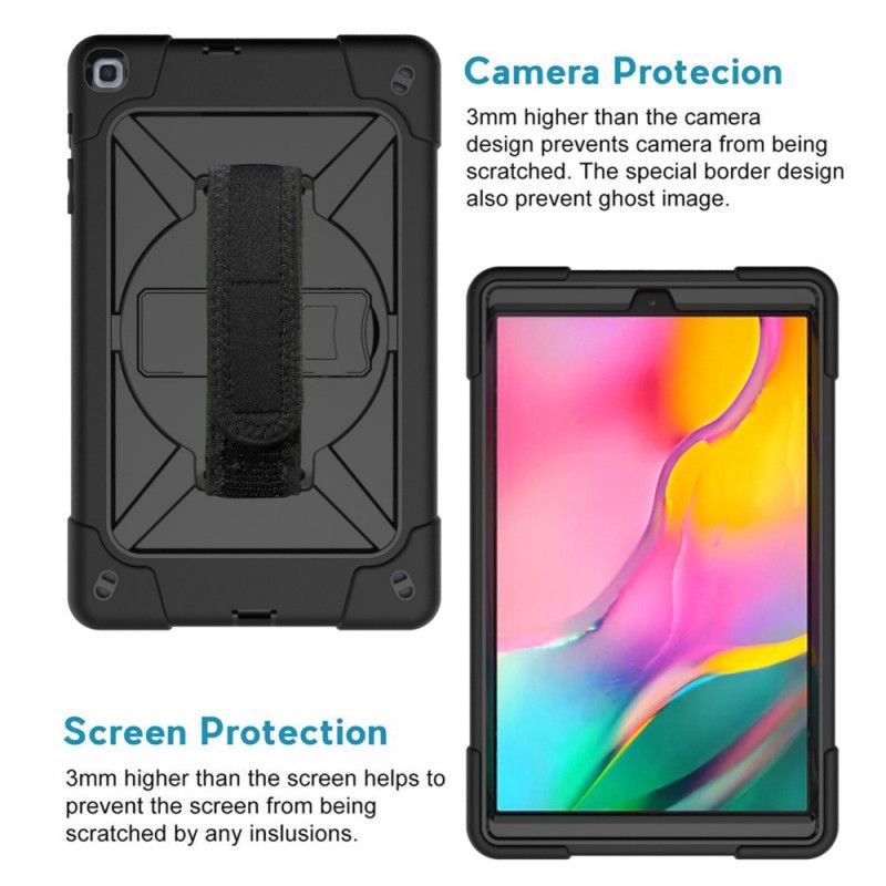 Cover Samsung Galaxy Tab A 10.1 (2019) Sort Multifunktion