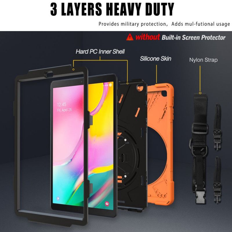 Cover Samsung Galaxy Tab A 10.1 (2019) Sort Multifunktionel Original