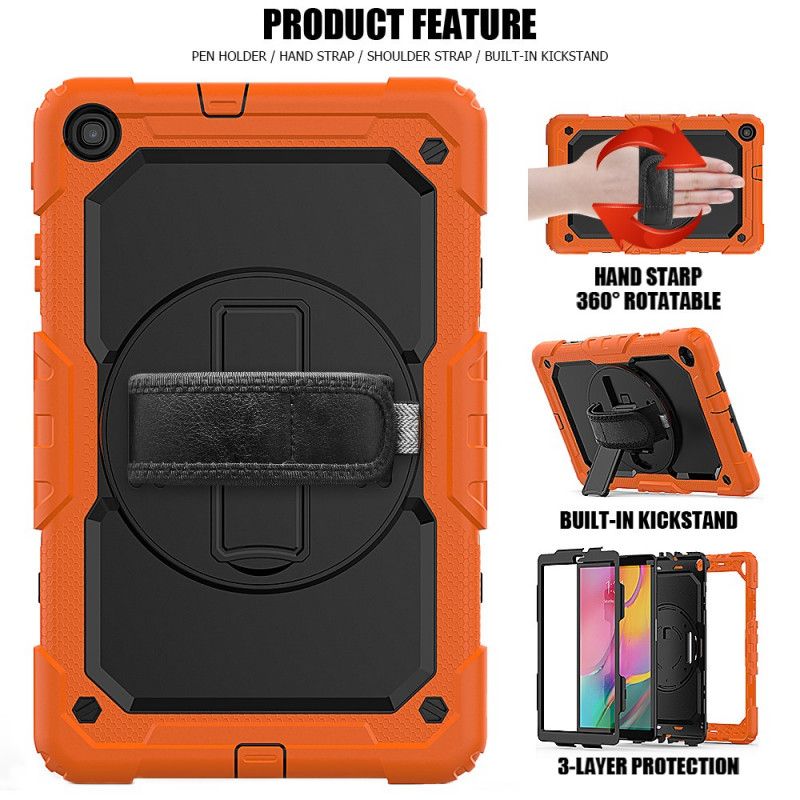 Cover Samsung Galaxy Tab A 10.1 (2019) Sort Multifunktionelle Børn