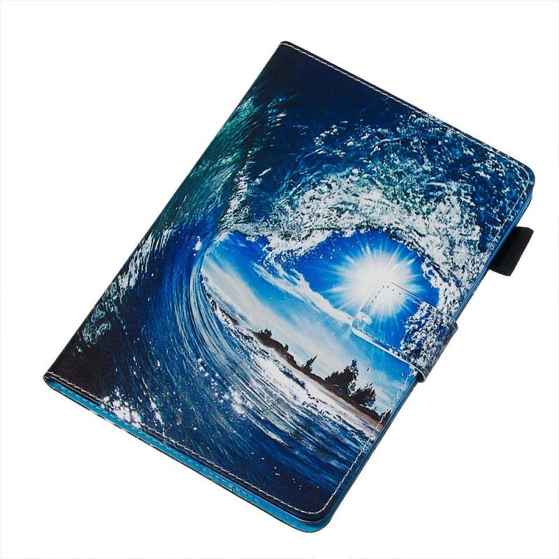 Flip Cover Læder for Samsung Galaxy Tab A 10.1 (2019) Bølge