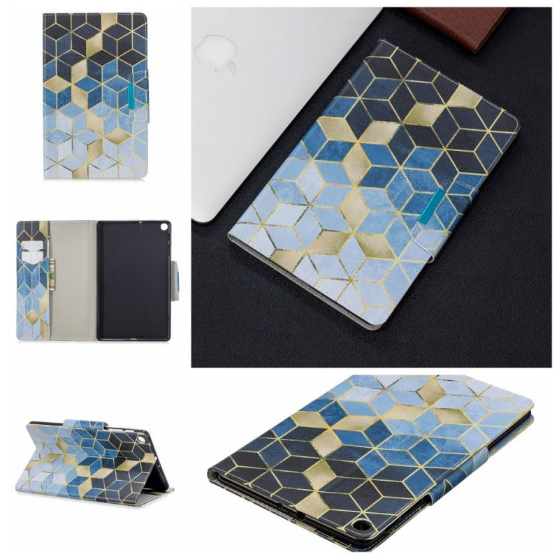 Flip Cover Læder for Samsung Galaxy Tab A 10.1 (2019) Diamantdesignlås