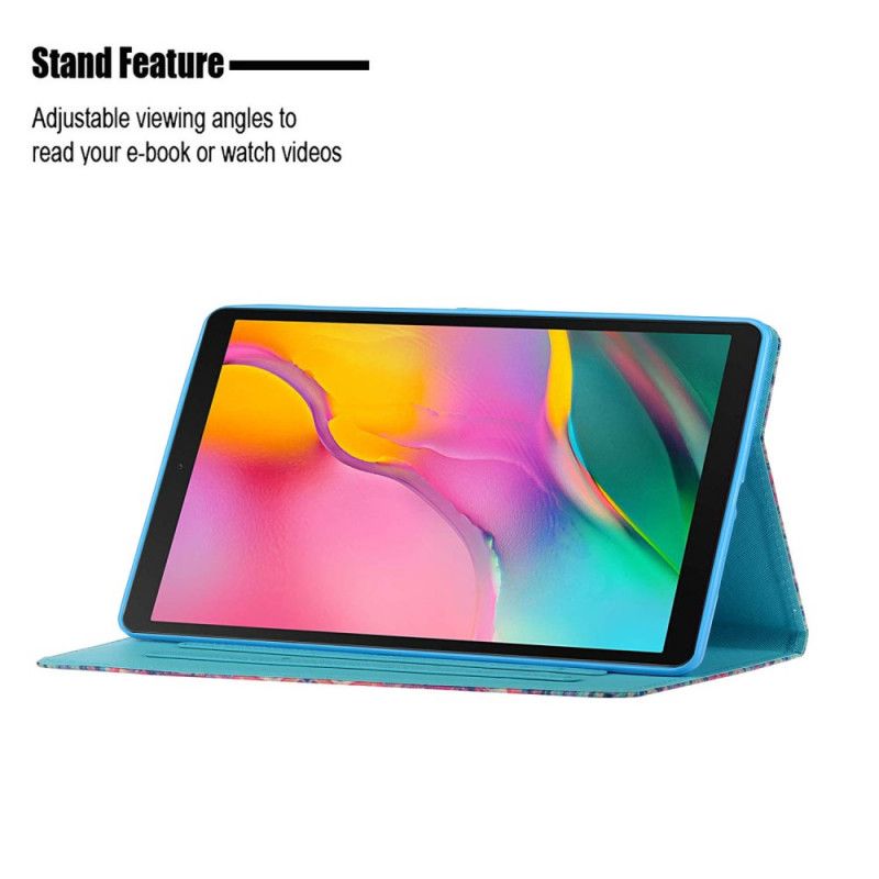 Flip Cover Læder for Samsung Galaxy Tab A 10.1 (2019) Hjertetræ