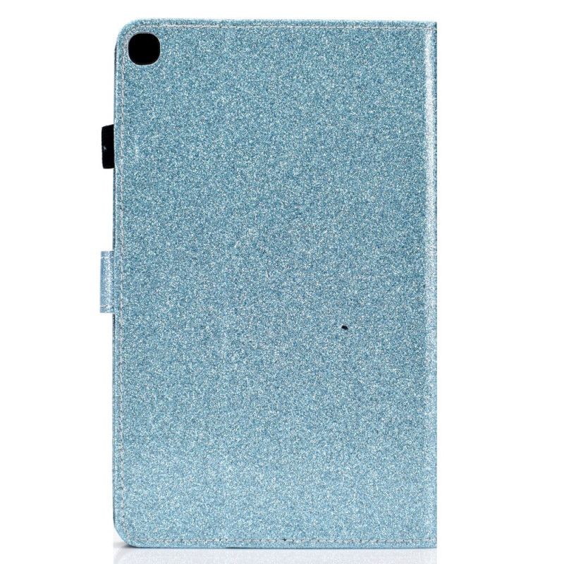 Flip Cover Læder for Samsung Galaxy Tab A 10.1 (2019) Sort Pailletter