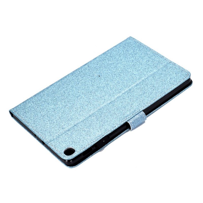 Flip Cover Læder for Samsung Galaxy Tab A 10.1 (2019) Sort Pailletter