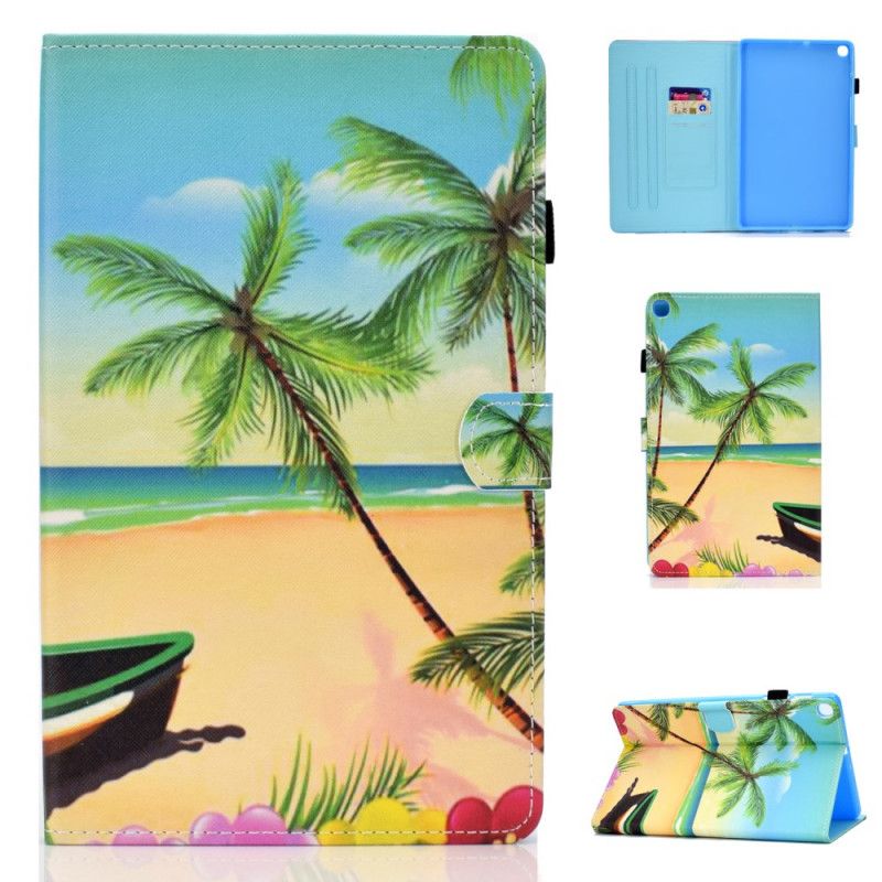 Flip Cover Læder for Samsung Galaxy Tab A 10.1 (2019) Strand