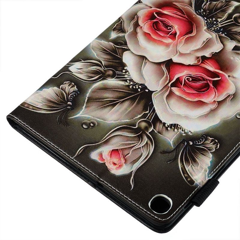 Flip Cover Læder Samsung Galaxy Tab A 10.1 (2019) Buket Blomster Beskyttelse