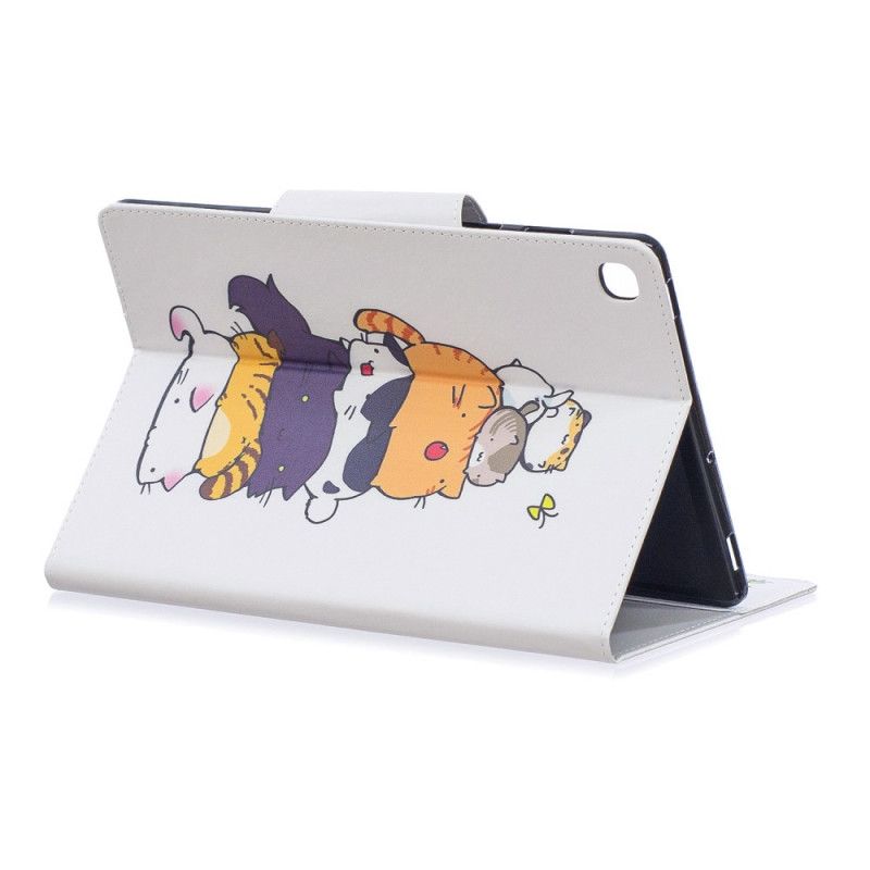 Flip Cover Læder Samsung Galaxy Tab A 10.1 (2019) Bunke Katte