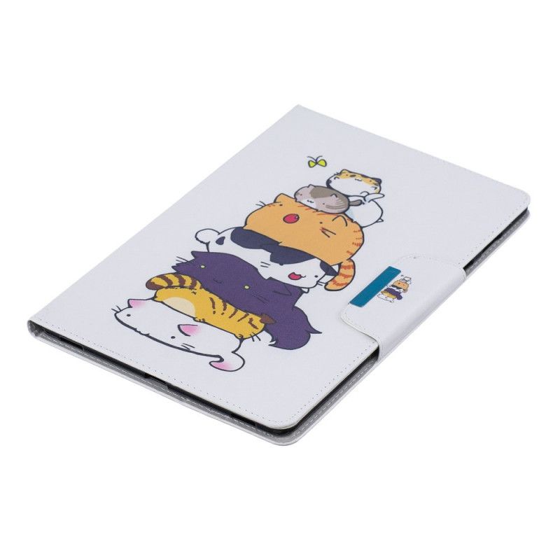 Flip Cover Læder Samsung Galaxy Tab A 10.1 (2019) Bunke Katte