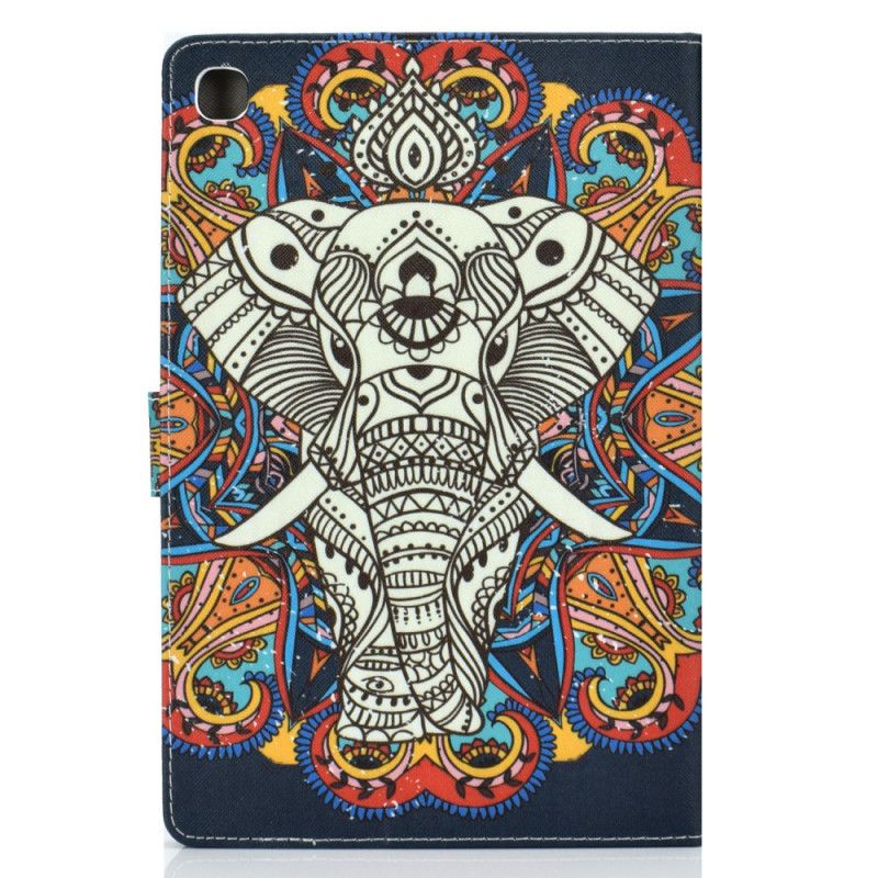 Flip Cover Læder Samsung Galaxy Tab A 10.1 (2019) Elefant Kunst Beskyttelse