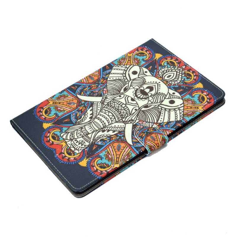 Flip Cover Læder Samsung Galaxy Tab A 10.1 (2019) Elefant Kunst Beskyttelse