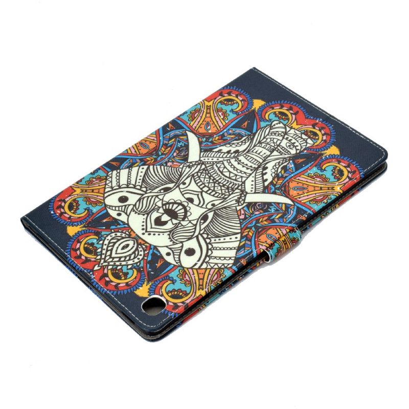 Flip Cover Læder Samsung Galaxy Tab A 10.1 (2019) Elefant Kunst Beskyttelse