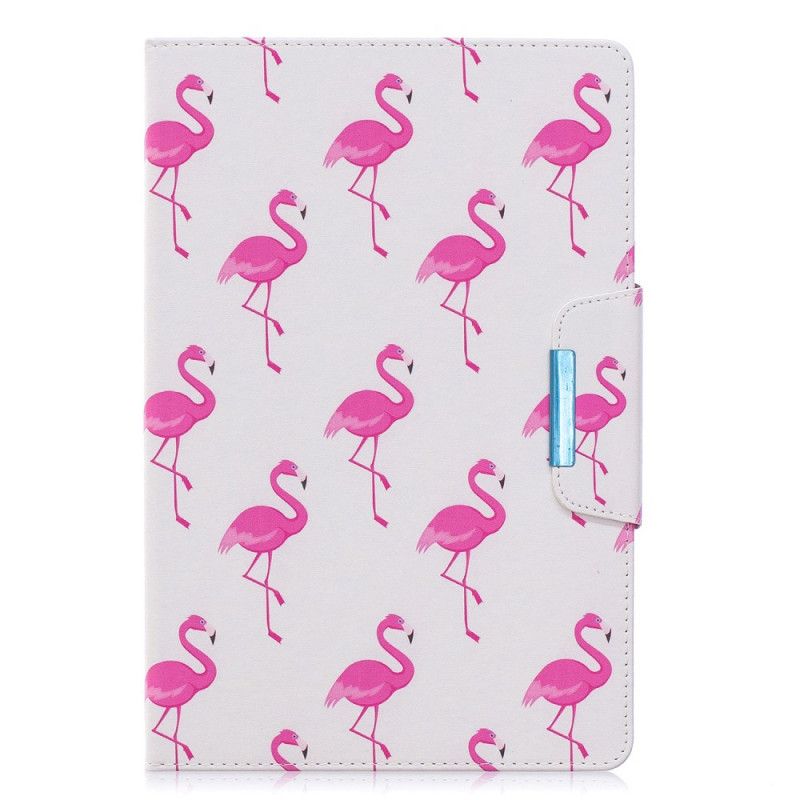 Flip Cover Læder Samsung Galaxy Tab A 10.1 (2019) Flamingoer