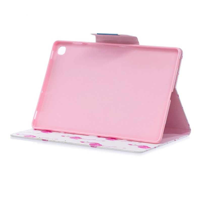 Flip Cover Læder Samsung Galaxy Tab A 10.1 (2019) Flamingoer