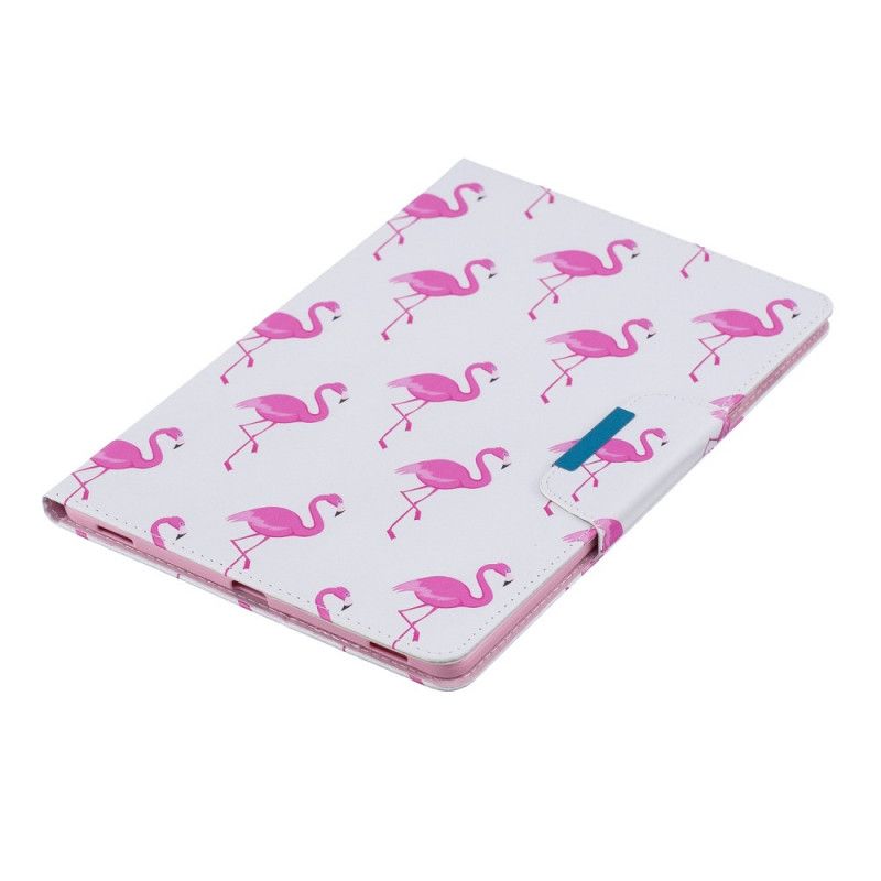 Flip Cover Læder Samsung Galaxy Tab A 10.1 (2019) Flamingoer