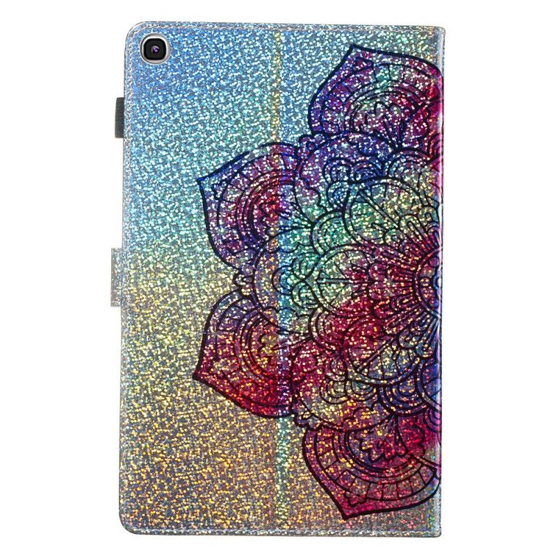 Flip Cover Læder Samsung Galaxy Tab A 10.1 (2019) Glittermandala