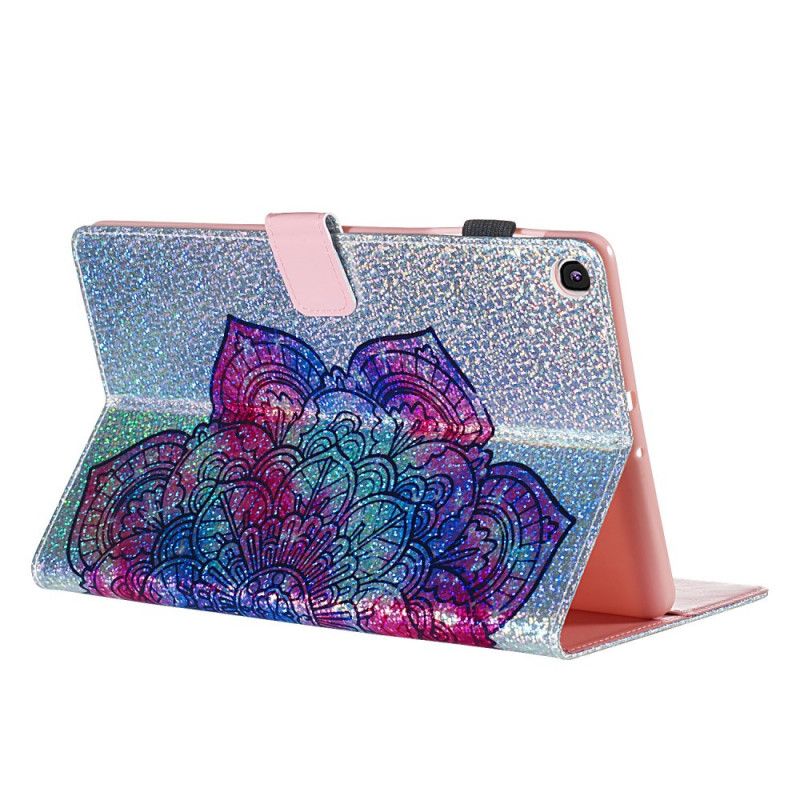 Flip Cover Læder Samsung Galaxy Tab A 10.1 (2019) Glittermandala