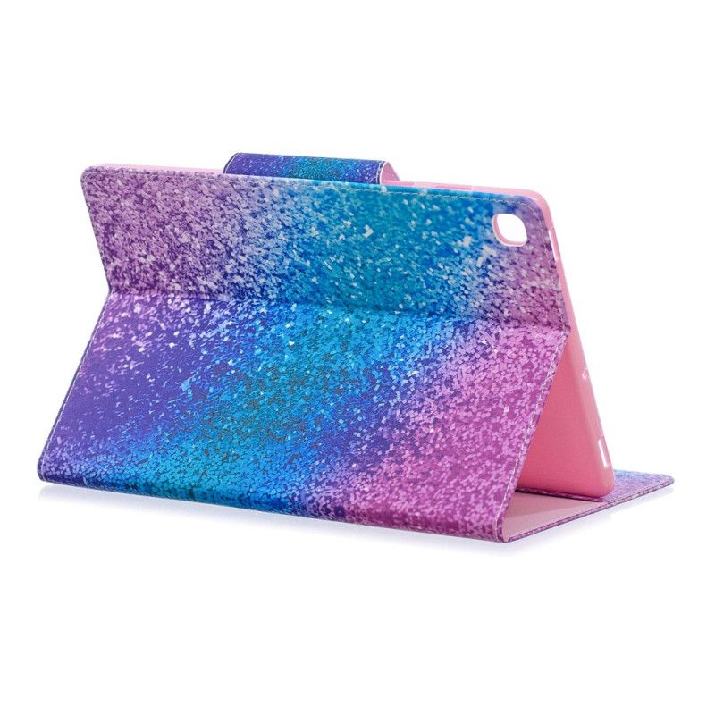 Flip Cover Læder Samsung Galaxy Tab A 10.1 (2019) Magenta Enkelt Serie