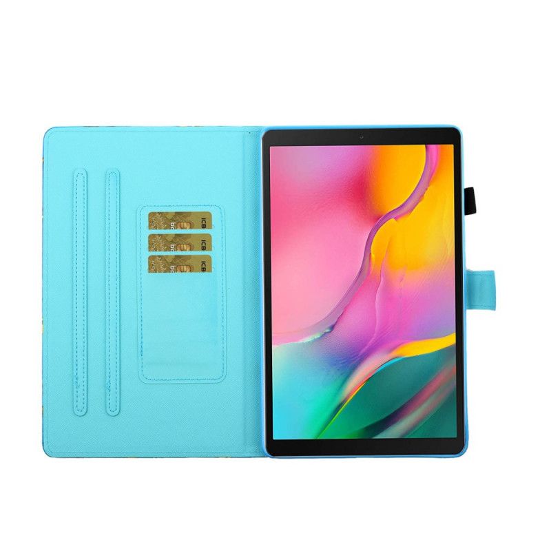 Flip Cover Læder Samsung Galaxy Tab A 10.1 (2019) Måne Original