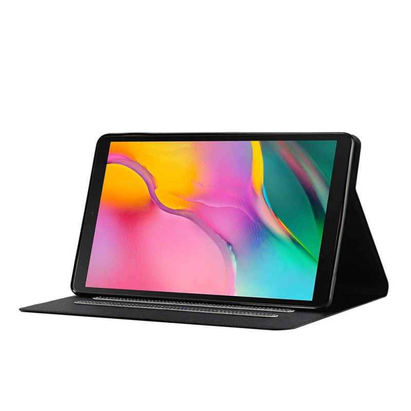 Flip Cover Læder Samsung Galaxy Tab A 10.1 (2019) Rød Klassisk Kunstlæder Original